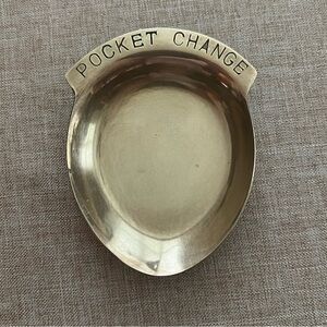 Vintage Solid Brass pocket change holder Andrea by Sadak